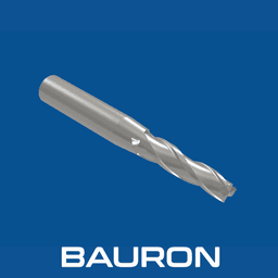 Productaanzicht van een conische frees van Bauron met conische snijsectie en cilindrische schacht